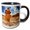 Black/White, variant on 3drose, Hoodoo Formation in Goblin Valley State Park, Utah, 15oz Mug