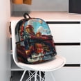 thumbnail image 5 of Fuzoiu Beautiful Red Train Hot Air Balloon Print School Backpack for Teens,Large Bookbag,Lightweight Laptop Bag for Travel, Work, School & Outdoor Adventures, 5 of 6