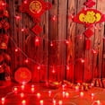 thumbnail image 5 of LINLIN Christmas Light String, Red Hanging Lanterns String Lights Battery Operated Chinese New Year String Lights for Spring Festival, Christmas, 5 of 8