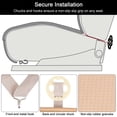 thumbnail image 5 of Deago Car Seat Cover, Edge Wrapping Car Interior PU Leather Car Seat Cushions Protector Front Car Seat Covers, Single Seat Cushion Cover Pad Mat for Auto Four-door sedan & SUV Driver (Beige), 5 of 6