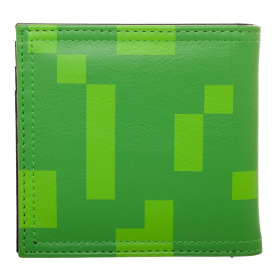 Minecraft Square Creeper Faux Leather Wallet