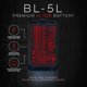 thumbnail image 3 of Paquete de baterías BTECH BL-5L 3800 mAh con carga USB-C de 3800 mAh, 3 of 7