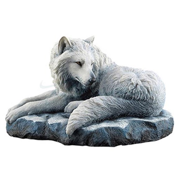 USVD Arctic Wolf Guardian of The North Lisa Parker Figurine 7.75" H