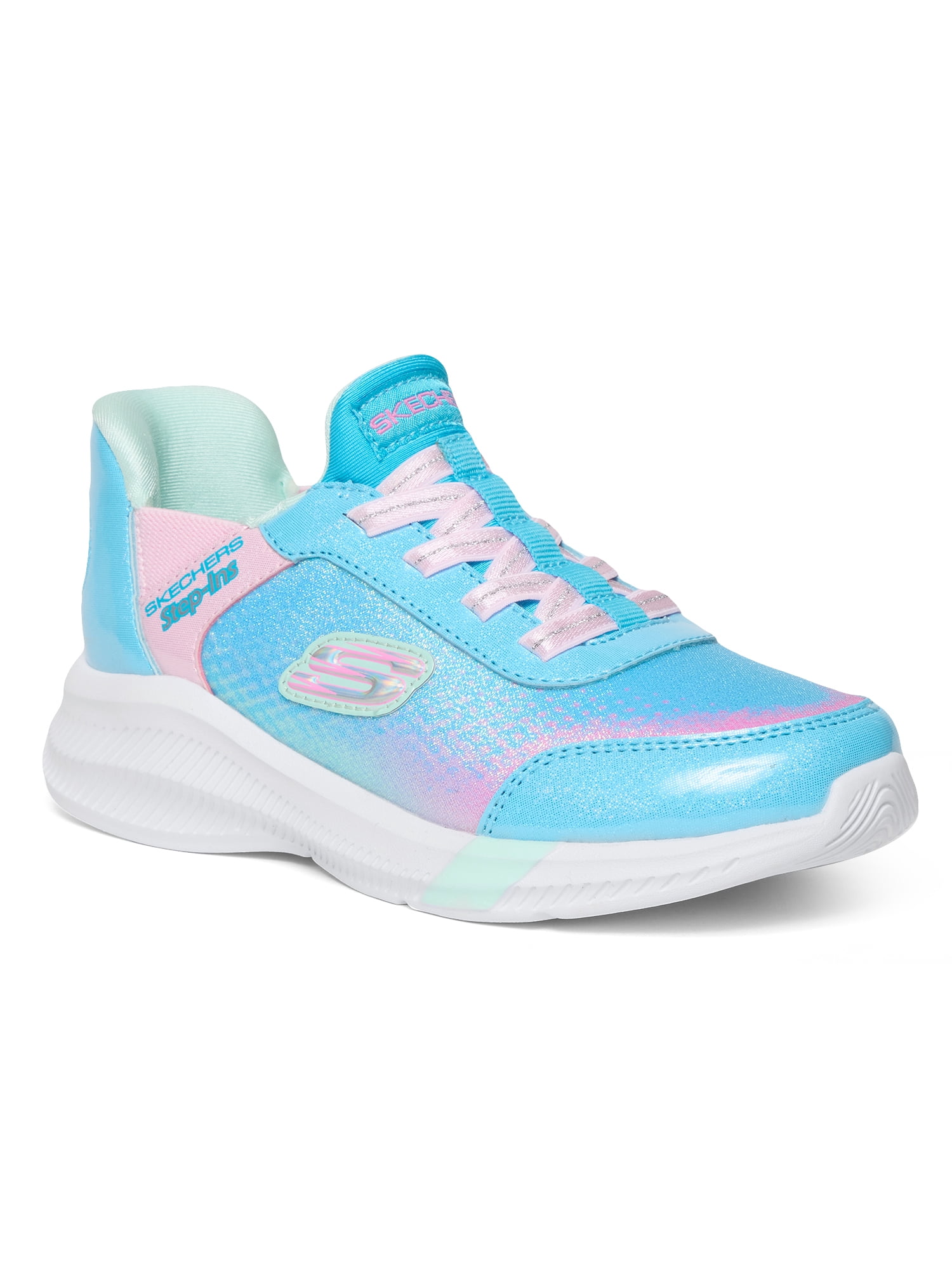 Skechers Girls Hands Free Step-Ins Wavy Dream Slip-On Sneakers