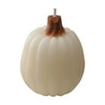 thumbnail image 2 of Thanksgiving Pumpkin Shaped Candles Cute Little Autumn Pumpkin Decorations Fall Scented Soy Wax Candles Halloween Thanksgiving Candle Gift（White）, 2 of 6