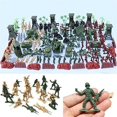 thumbnail image 3 of Esquirla 170 Piece Plastic Soldier 5cm Figures Playset for Sand Scene Model, 3 of 8