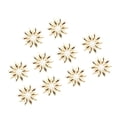 thumbnail image 1 of Cuentas de flores de colores, 10 piezas de cuentas de flores, lindas cuentas de parte posterior plana, mini flores de resina, diseño de última generación, 1 of 14