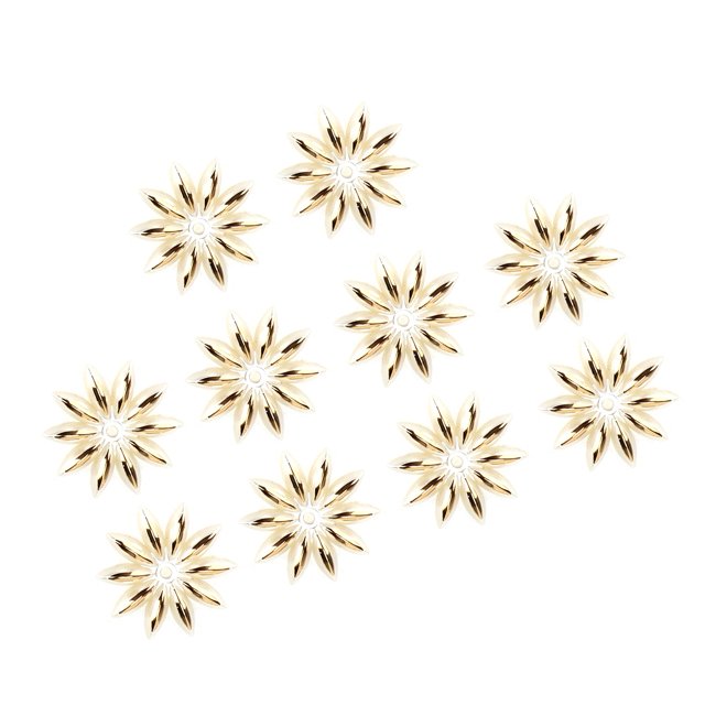 Cuentas de flores de colores, 10 piezas de cuentas de flores, lindas cuentas de parte posterior plana, mini flores de resina, diseño de última generación