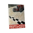 thumbnail image 2 of Pingo World 0616QPV6W0A "Circuit del Pizza Car Racing Vintage" Advertising Poster Gallery Wrapped Canvas Wall Art Print, 20" x 16", Variable, 2 of 4