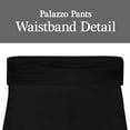 thumbnail image 3 of HyBrid & Company Womens Super Comfy Flowy Wide Leg Palazzo Pants Made In USA, 3 of 3