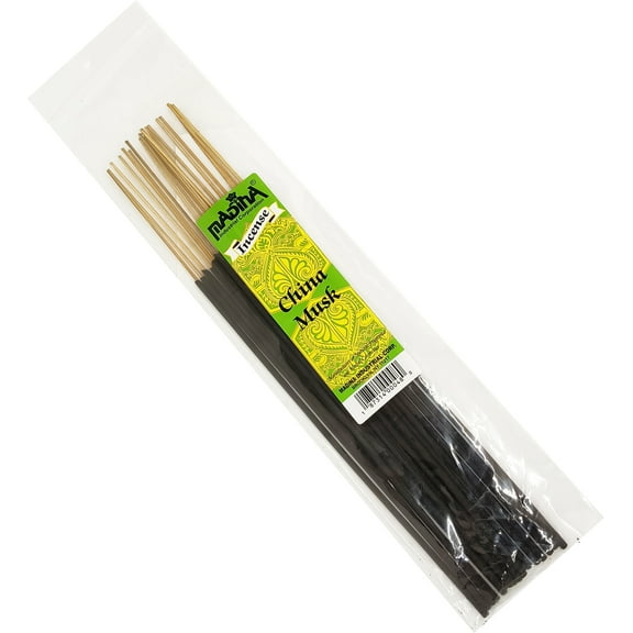 Madina China Musk Scented Fragrance Incense Stick Pack [12 Packs x 20 Sticks Per Pack - Brown - 11"]