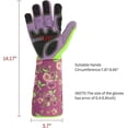 thumbnail image 2 of Long Gardening Gloves, Thorn Proof Ladies Garden Work Gloves Anti-slip Gauntlet,heavy Duty Gardening Work Gloves, 2 of 5