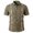 Army Green, variant on Mens Hawaiian Shirt Short Sleeve Shirt Patchwork Shirt with Open Collar and Lightweight Ethnic Style Tops