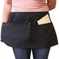 thumbnail image 6 of Arkwright 3-Pocket Waist Apron (Bulk Case of 48), 100% Soft Spun Polyester, For Restaurant Servers, Black, 6 of 7