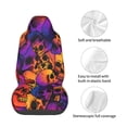 thumbnail image 4 of Honeii Skull Print Car Seat Cover,Car Interior Covers,Universal Fit Seat Protector, Compatible with Most Cars, SUVs, Trucks, and Vans, 4 of 5