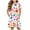 White, variant on Pounoo New Dresses For Kids (3-14 Y) Tie-Dye Printed Off-The-Shoulder Short-Sleeved Round Neck Dress For Children In Spring And Summer, Waist Pocket Dress For Children Dresses For Girls 10-12