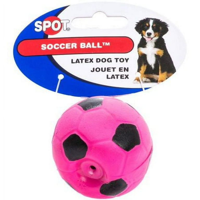 Rubber soccer store ball dog toy