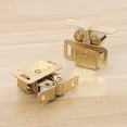 thumbnail image 2 of MYG pour Bantam Clips de Porte Armoire Perles Tactiles Type Carte Loquets Magnétiques Double Rouleau Matériel Auto-Fermant pour Tiroirs Réduction de Bruit Or 2 Pcs, 2 of 10