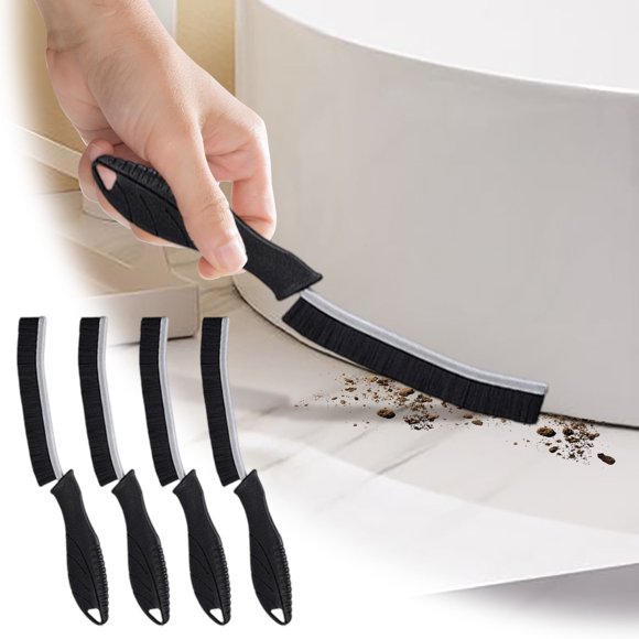 Heavy Duty Corner Cleaning Brush for Tight Spaces with Ergonomic Handle – Grout Tile Bathtub Kitchen Bathroom Scrub Brush for Hard-to-Reach Areas and Durable TPX Composition