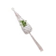 thumbnail image 3 of Colgador para macetas, plantas de interior al aire libre, cesta colgante, soporte para macetas de cuerda de algodón, WD024 Methold HA001777-24, 3 of 6