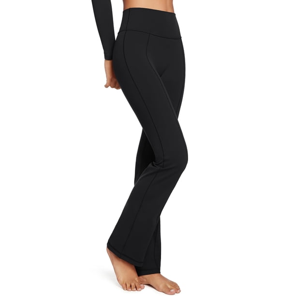 Leggings INGIA Mini Acampanados Cintura Alta 79 cm Negro M