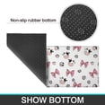 thumbnail image 6 of White Cow Bow Pattern Kitchen Rugs Sets Of 2,Anti Fatigue Kitchen Mat Rugs Non Slip Washable,Decorative Kitchen Floor Mats for Kitchen,Sink,Laundry,17"x30"+17"x47", 6 of 7