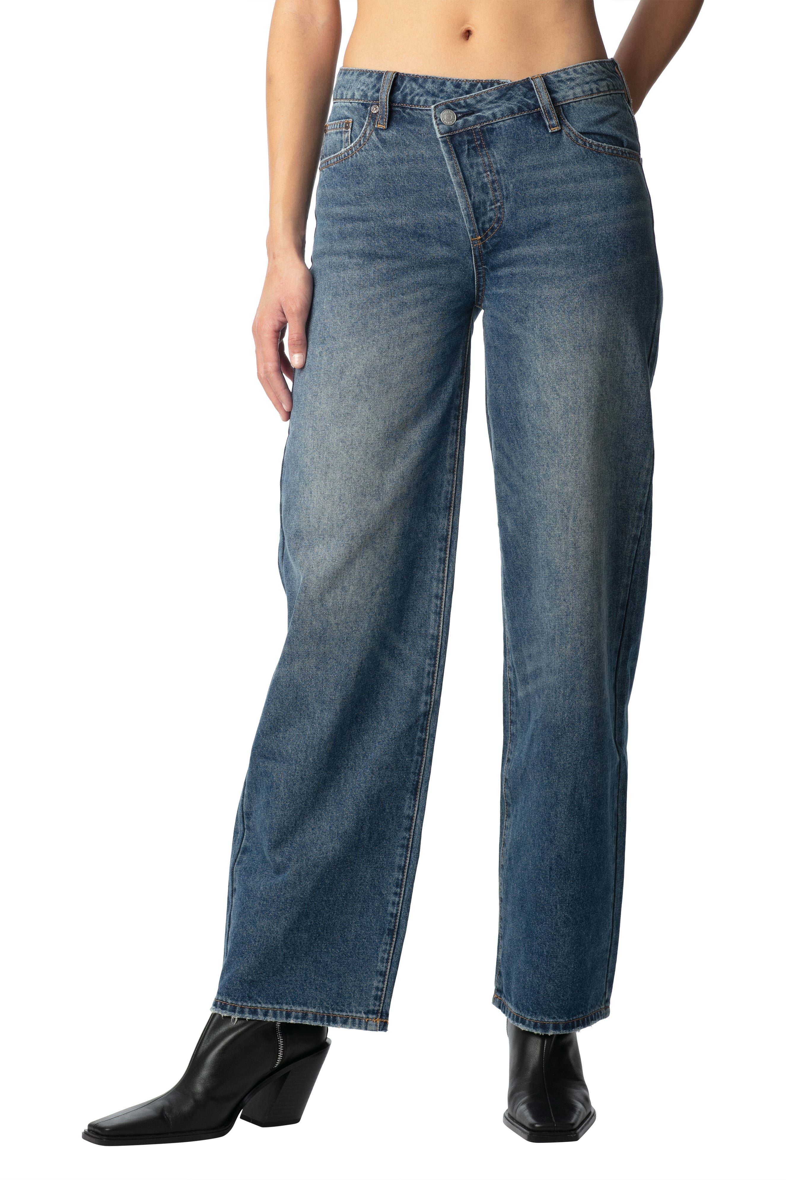 authentic rigid denim jean Color 