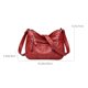thumbnail image 3 of Women’s Soft Washed Faux Leather Shoulder Crossbody Bag | Multi-Zip Handbag | Large Capacity Purse for Travel, Shopping, Work | Brown Red | 10.24x6.69x3.54in, 3 of 8