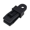 thumbnail image 1 of tamizeot Clip de Tente Portable Réutilisable Détachable Remplacement Antidérapant Randonnée Pique-Nique Auvent Fixation Accessoires Noir, 1 of 6