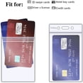 thumbnail image 4 of 100 pcs waterproof plastic name badge holders, 120 x 73 mm, 4 of 6