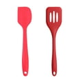 thumbnail image 1 of Juego de mini utensilios de cocina de 2 piezas: utensilios de cocina de silicona con espátulas, 1 of 5