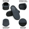 thumbnail image 2 of Dannto Womens Mens House Winter Slippers House Memory Foam Slide Bedroom Home Indoor Cozy Closed Toe Shoes, 2 of 6