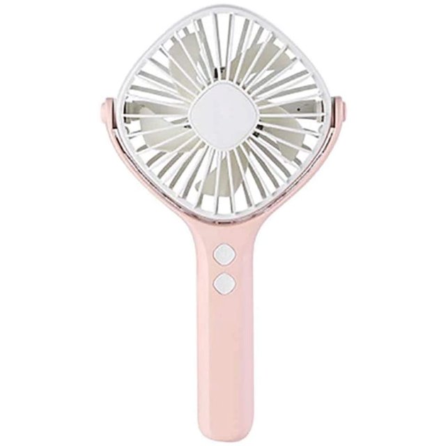 Ventilador de bolsillo Batería Mini ventilador portátil Ventilador USB ajustable Diseño lindo Potente (Color : B) Vhermosa ZSY-1437