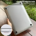 thumbnail image 4 of No fingerprint Laptop case for Macbook air 13 case M1 M2 for Macbook Air 15.3 2023 2022 Air 13.6 2021 for Macbook Pro 13 case (Black,Air 15.3 A2941 A3114), 4 of 7
