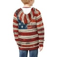 thumbnail image 3 of DISNIMO American Flag Hoodie Kids Zip Hoodies for Boys 6-7 Full Zip Hoodie Kids Sweatshirts Zip Up Hoodie Sweatshirt for Boys Hooded Jacket Childrens Hoodie Jackets 4Th of July Hoodies Girls, 3 of 7