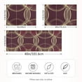 thumbnail image 2 of Yayeee Pillowcase Queen Size Set of 2 Satin Wrinkle Resistant Pillow Case, Gold Abstract Pattern, 2 of 8