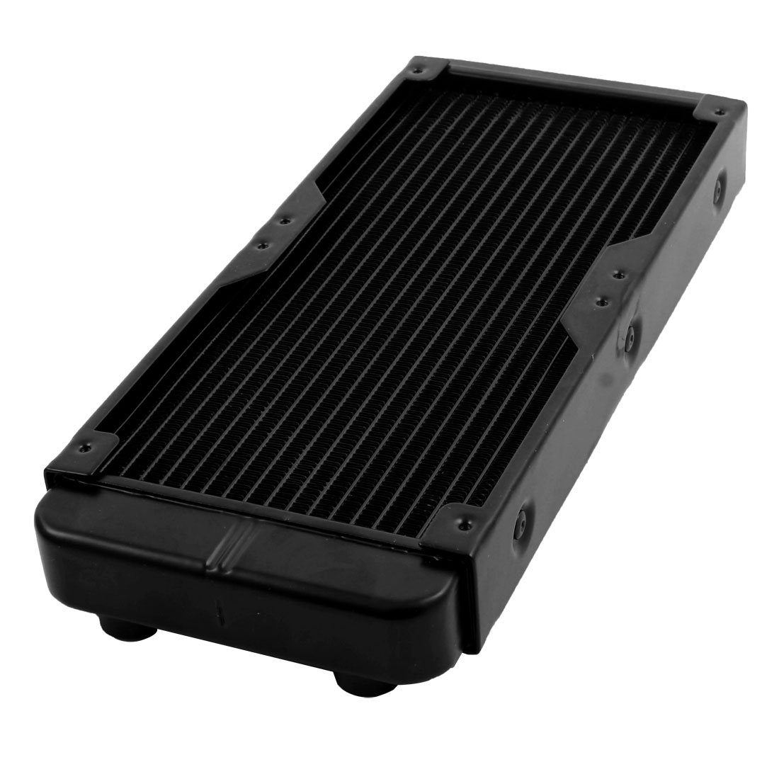 18 Pipe Aluminum Heat Exchanger Radiator Water Cooling Radiator 10.6 Inch Long