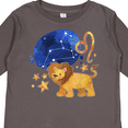 thumbnail image 4 of Inktastic Leo Constellation Zodiac Sign Illustration Boys or Girls Long Sleeve Toddler T-Shirt, 4 of 5
