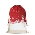 thumbnail image 3 of Christmas Bags Drawstring,Red Christmas Snowflake Pattern Large Xmas Christmas Gift Bags,Reusable for Xmas and New Year Party Favors and Supplies,27.6" X 19.7", 3 of 6
