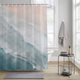 thumbnail image 4 of Ocean Beach Shower Curtains for Bathroom, Summer Waves Washable Fabric Shower Curtain with Hooks Waterproof Bathroom Decor Sets, 66 x 72 Inches, 4 of 9