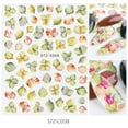 thumbnail image 1 of Ganfancp Nail Stickers Simulación Flores Secas Flores 3D Nail Decals Artículos En Liquidación 1X Pegatinas para Uñas, 1 of 1