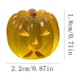 thumbnail image 4 of Halloween Pumpkin Decor Mini Resin Ornaments Waterproof Reusable Adorable Pumpkin Figurines for Party Favors Home Accents DIY Crafts by OVFUIZ, 4 of 7