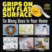 Alien Tape EZ Cut Easy Cut 3 rolls Double-Sided Mounting Tape, 10 Ft Pre-Cut Grids for Hassle-Free Cutting, Strong Adhesive, Multi-Surface Use, No Scissors Needed, Perfect for Home & Office Projects