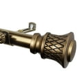 thumbnail image 2 of Domovina Lone 13/16" Single Curtain Rod-Color:Antique Brass,Size:48-84", 2 of 3