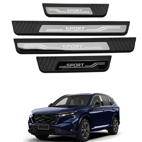 For Honda CR-V Car Accessories Door Sill Scuff Plate Protection Trim Auto Parts Threshold Styling Stickers 2023 2024 2025