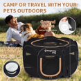 thumbnail image 3 of Corral para Perros KingCamp Portátil Plegable 29/36/50 cm para Interior y Exterior, 3 of 7