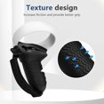thumbnail image 2 of Silicone Grip Case With Knuckle Straps Compatible With Quest 2 Accessories (black, 1 Pair), 2 of 5