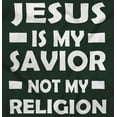 thumbnail image 2 of Jesus Is My Savior Not My Religion Long Sleeve TShirt Men Women Brisco Brands L, 2 of 6
