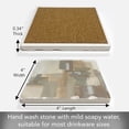 thumbnail image 2 of Thirstystone Soft Patches II Single Stone Tumbled Tile Coaster Create Your Own Set, 2 of 8