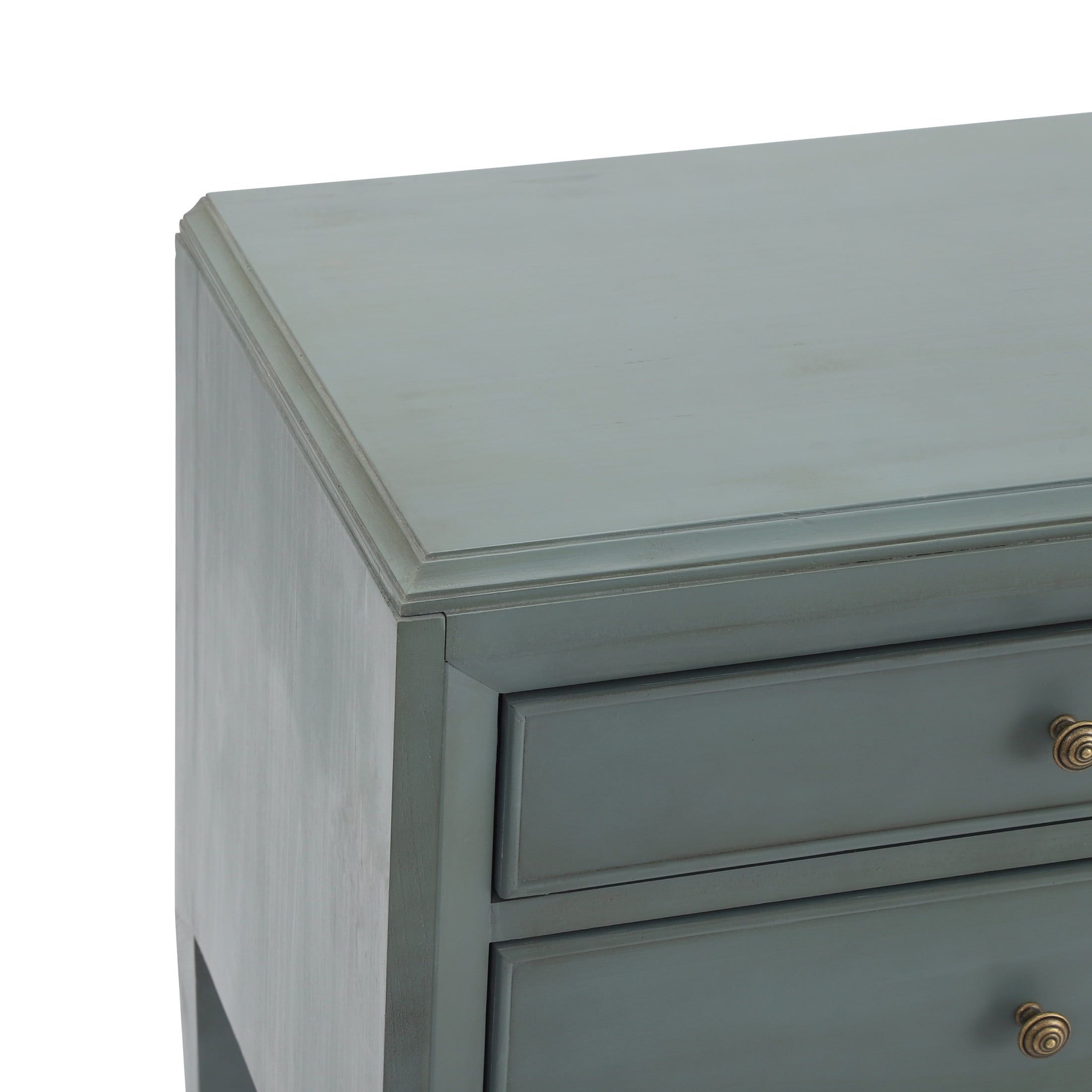 Christopher Knight Home 23.6" Classic Nightstand, Accent Bedside Table with 2 Drawers, Sage Green